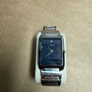Fossil Black and Silver Men's Watch
